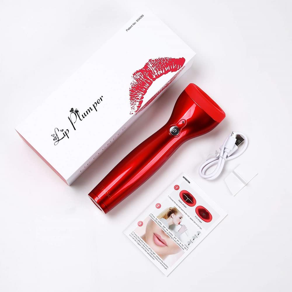 Automatic Lip Plumpers Electric Lip Enhancer Fuller Device 3 Strength USB Charging Lip Thicker Tool