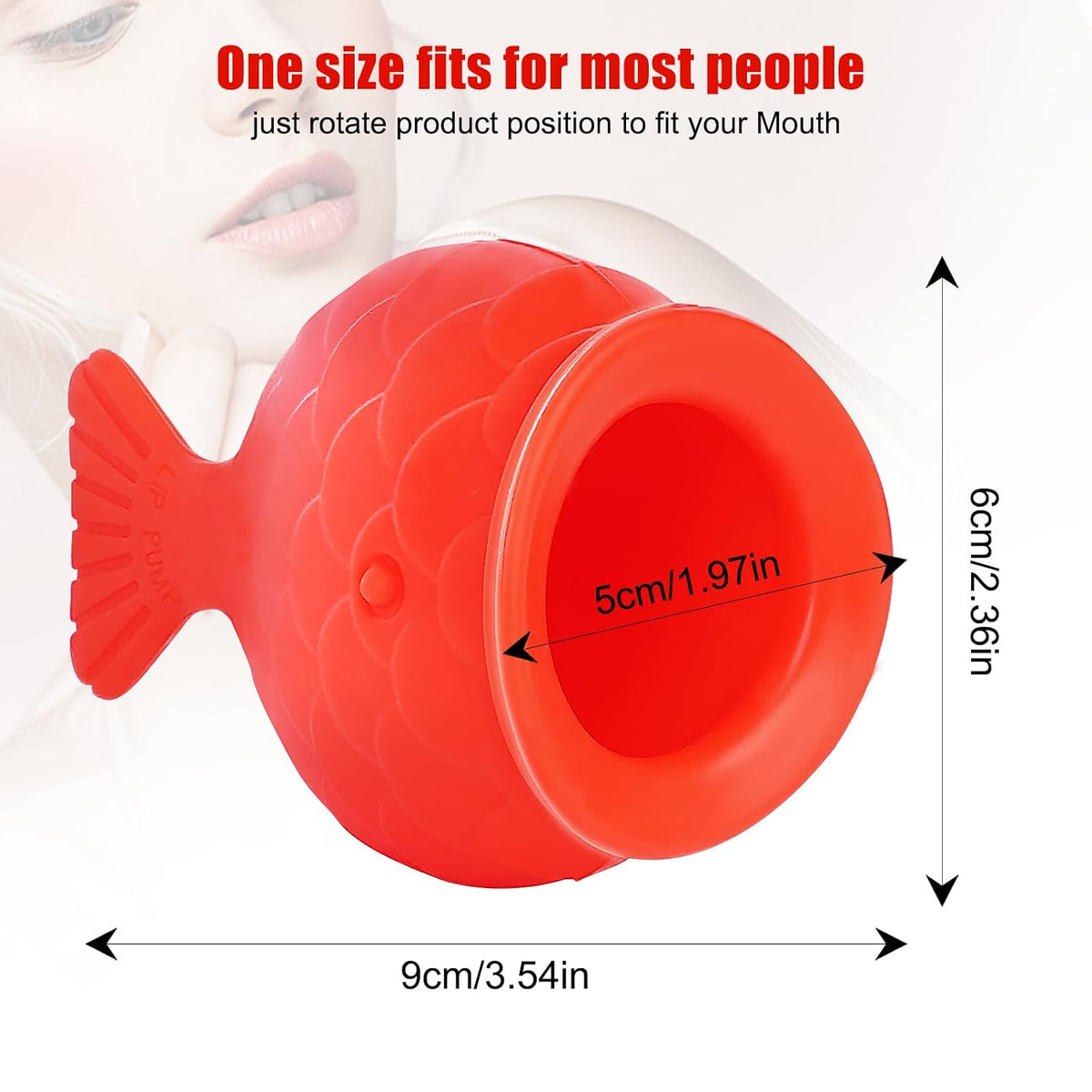 Silicone Fish Shape Lips Enhancer