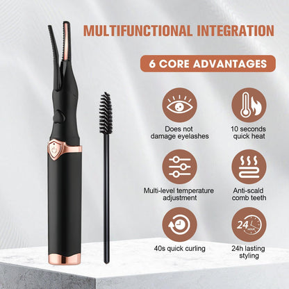 Mini USB Rechargeable Electric Eyelash Curler