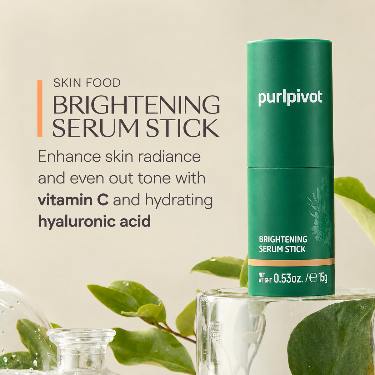 Face Skin Brightening Serum Stick 15g / 0.53oz