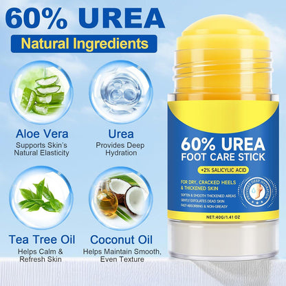 Foot Care Stick for Moisturizing Dry Cracked Feet