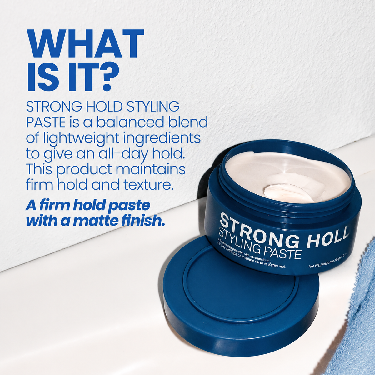 Firm Hold Styling Hair Clay, 3 Oz