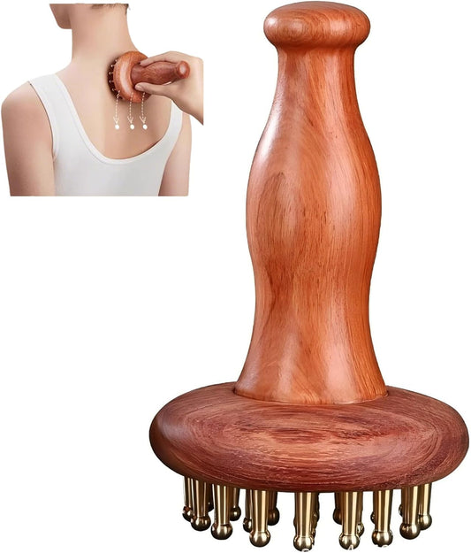 29 Teeth Brass Copper Body Massage Brush