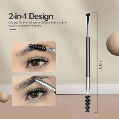 3 Pieces Eyelash Comb Lash Separator Tool Brow Brush Set