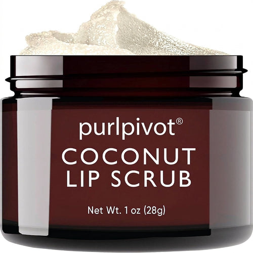 Coconut Lip Scrub Hydrating Moisturizer for Chapped Dry Mouth 28g / 1 oz