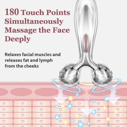 Stainless Steel Gua Sha and Face Roller Set Facial Tool for Face Sculpting