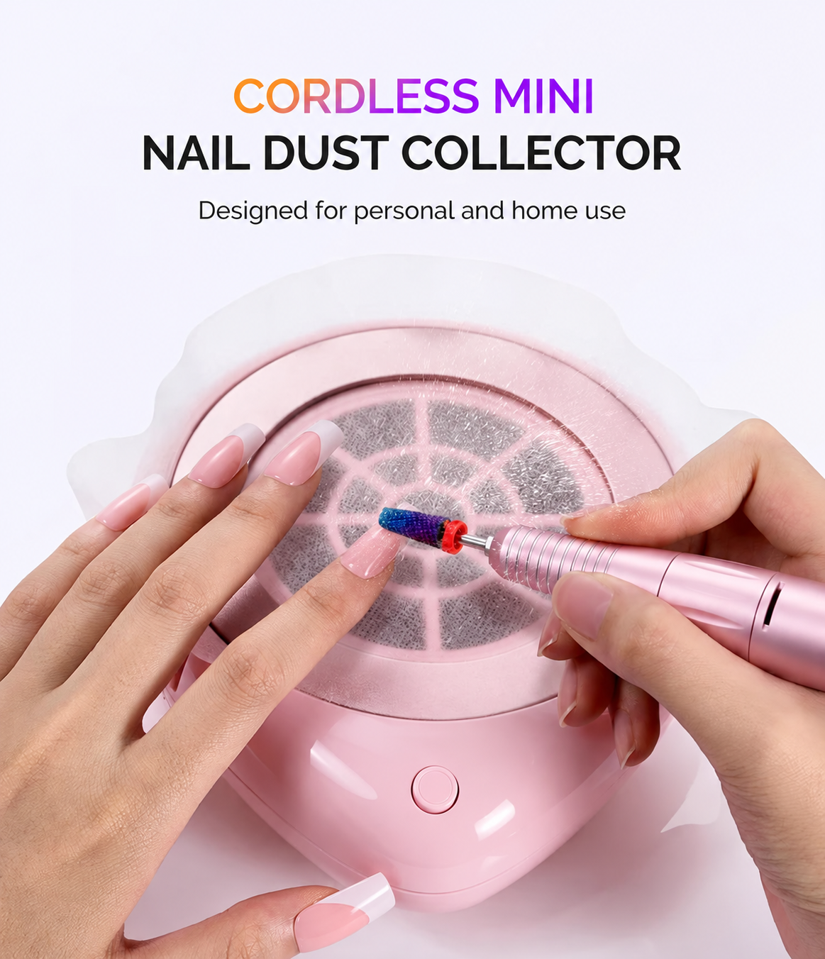 Cordless & Rechargeable Nail Dust Collector