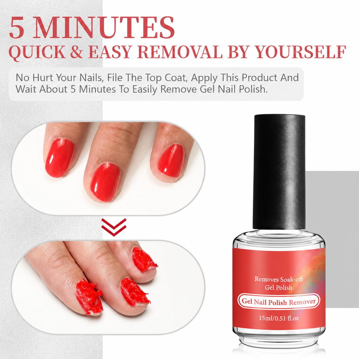 15ML Gel Nail Polish Remover