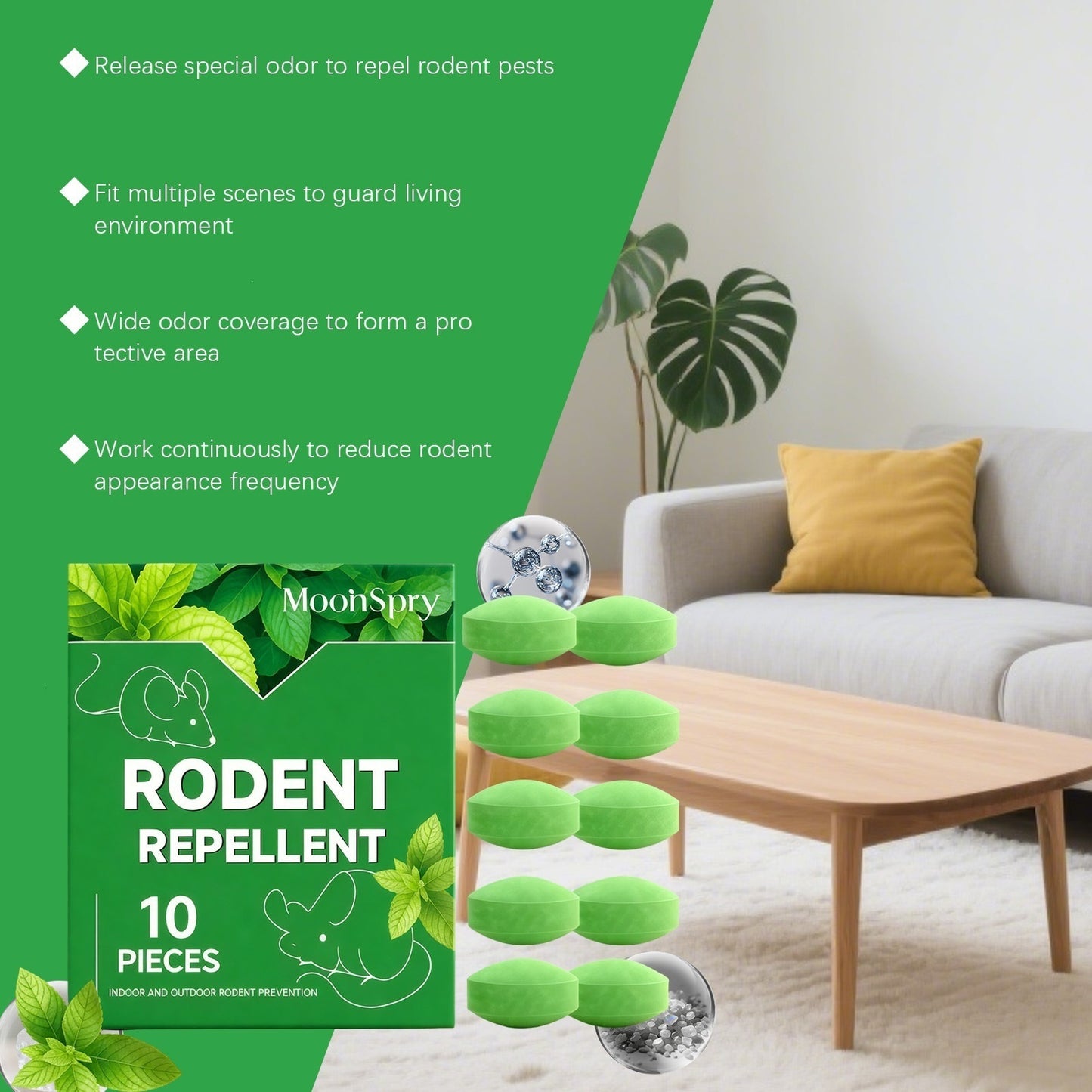 🔥Last Day 50% OFF🔥Long-Lasting Rodent Repellent Balls🐭