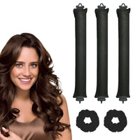 Black3-pack+ two hair ties