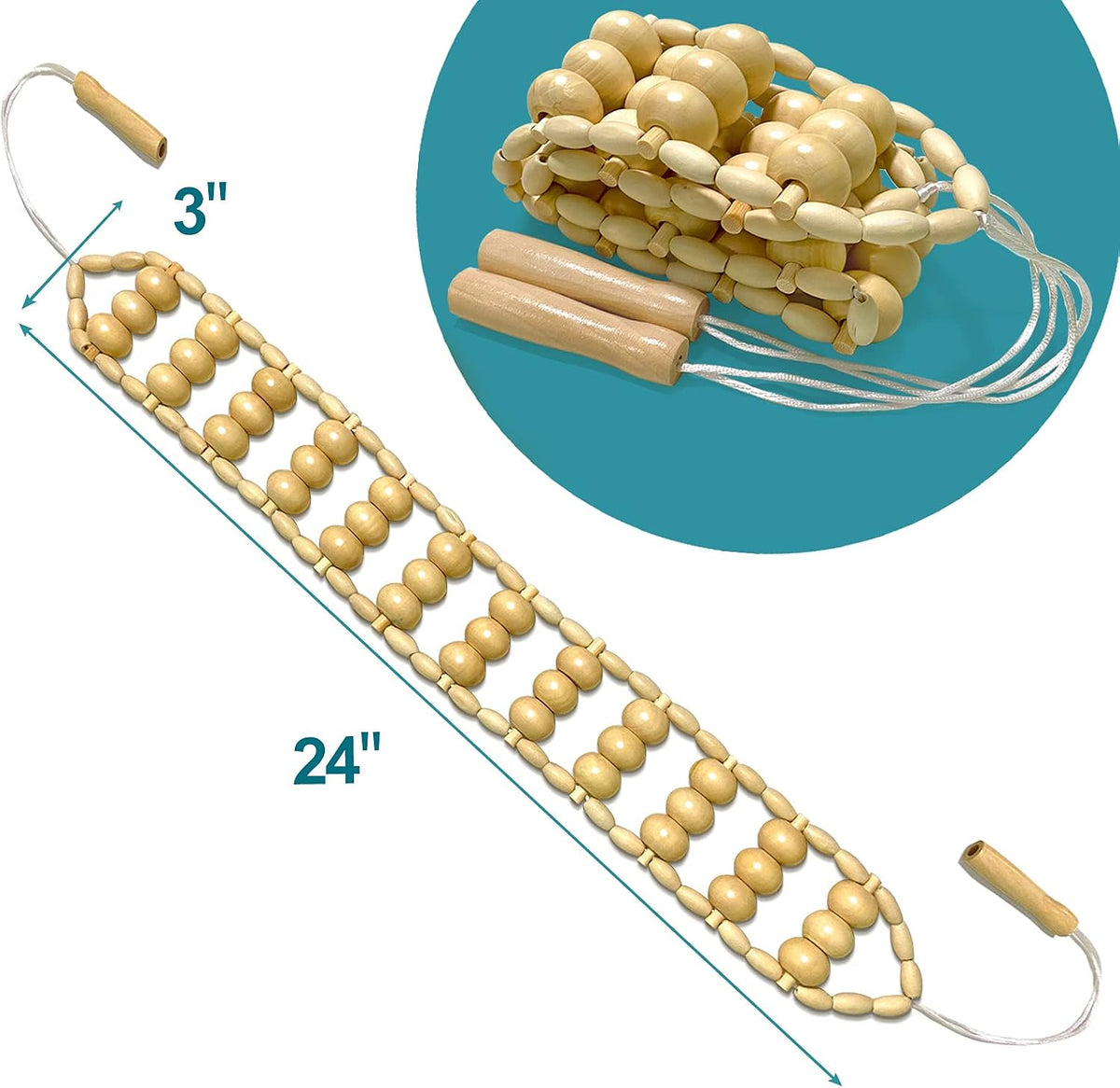 Wooden Rope Body Massager