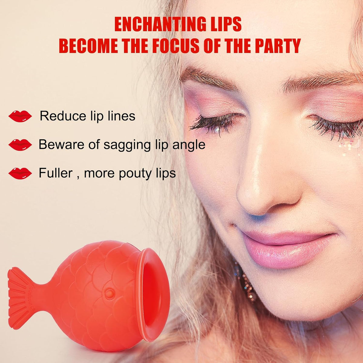 Silicone Fish Shape Lips Enhancer